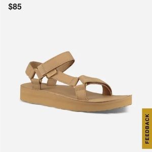 Women’s Leather Platform Teva Sandal